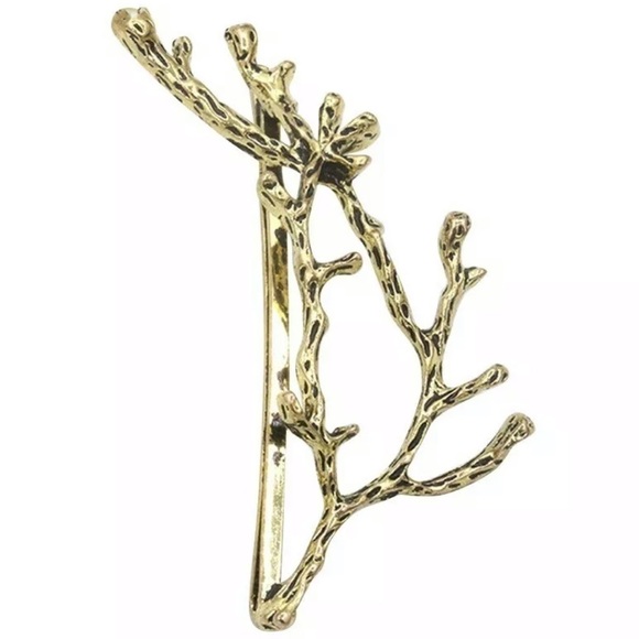 NEW Gold Hair Boho Pin branch Minimalist hairpin main image 7